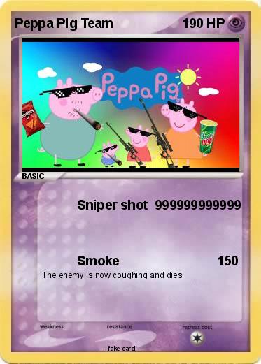 Pokemon Peppa Pig Team