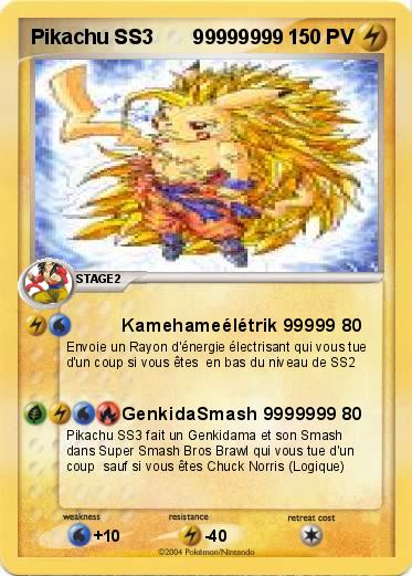 Pokemon Pikachu SS3       99999999 