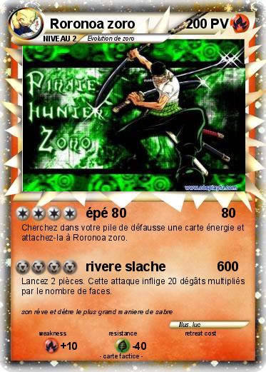 Pokemon Roronoa zoro