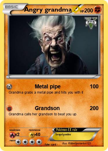 Pokemon Angry grandma