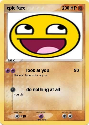 Pokemon epic face