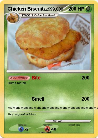 Pokemon Chicken Biscuit