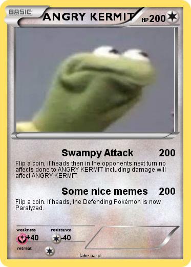 Pokemon ANGRY KERMIT
