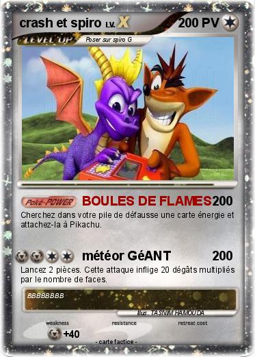 Pokemon crash et spiro