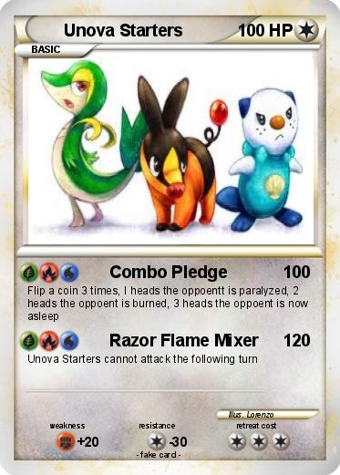 Pokemon Unova Starters