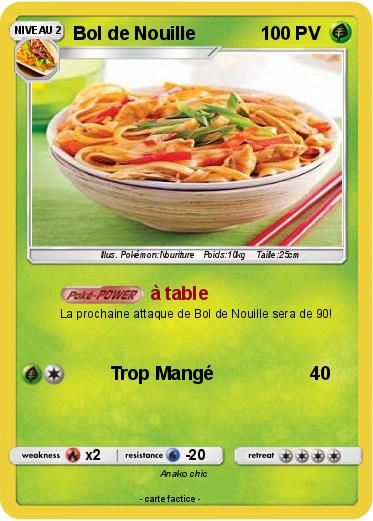 Pokemon Bol de Nouille