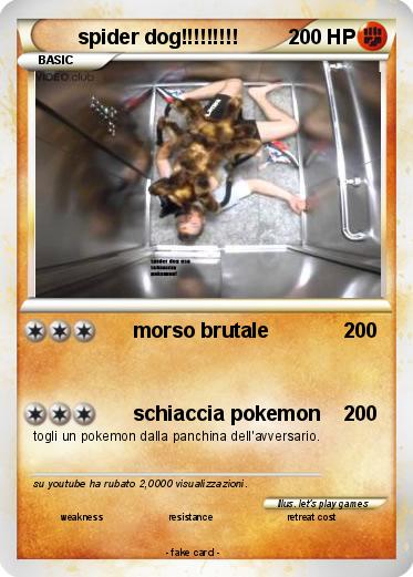 Pokemon spider dog!!!!!!!!!