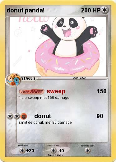 Pokemon donut panda!