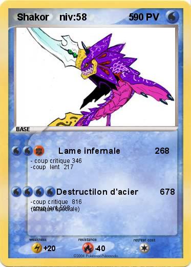 Pokemon  Shakor    niv:58                5 