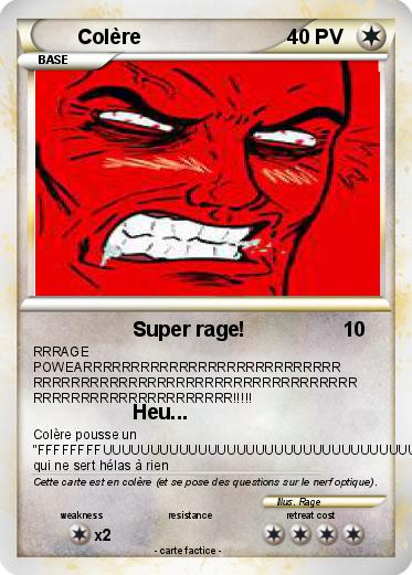 Pokemon Colère