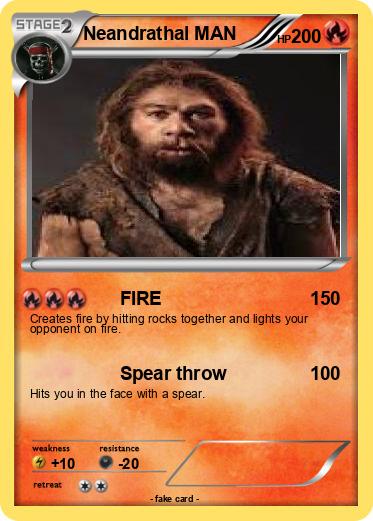 Pokemon Neandrathal MAN