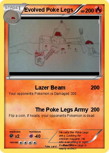 Pokemon Evolved Poke Legs