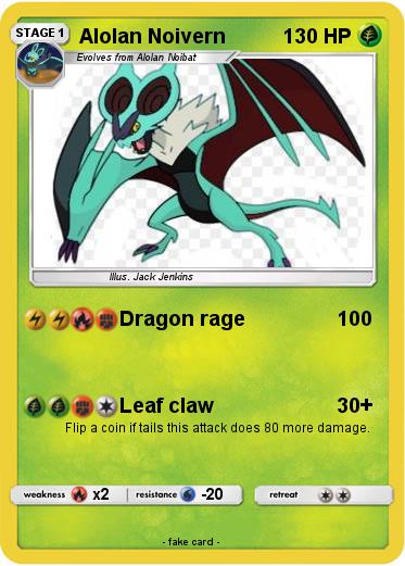 Pokemon Alolan Noivern