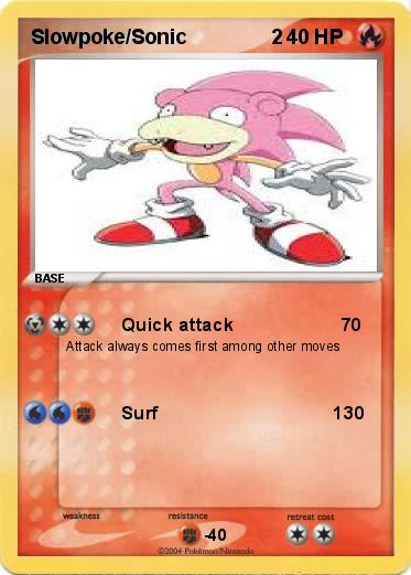 Pokemon Slowpoke/Sonic               2