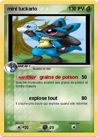 Pokemon mini luckario
