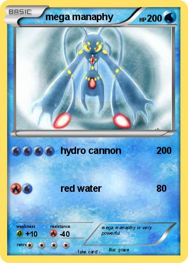 Pokemon mega manaphy