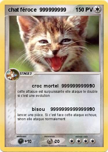 Pokemon chat féroce  999999999