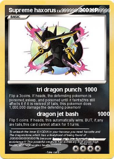 Pokemon Supreme haxorus