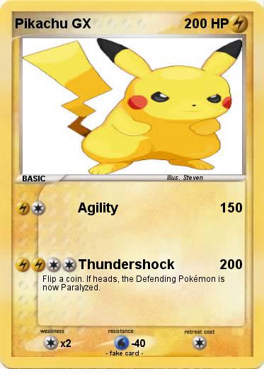 Pokemon Pikachu GX