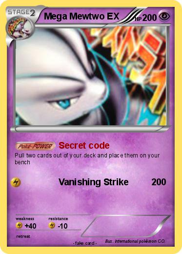 Pokemon Mega Mewtwo EX