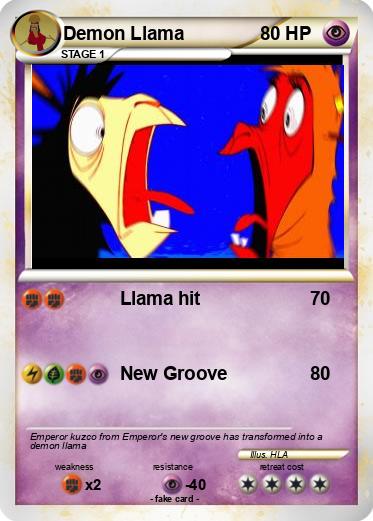 Pokemon Demon Llama