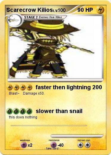 Pokemon Scarecrow Kilios