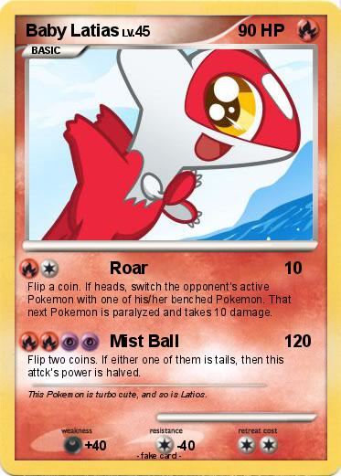 Pokemon Baby Latias