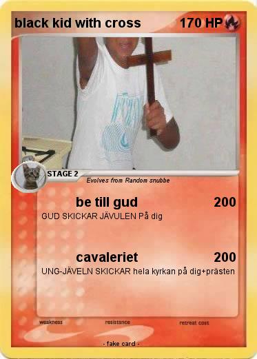 Pokemon black kid with cross