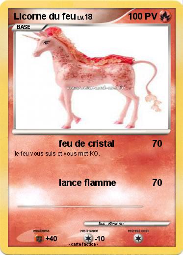 Pokemon Licorne du feu
