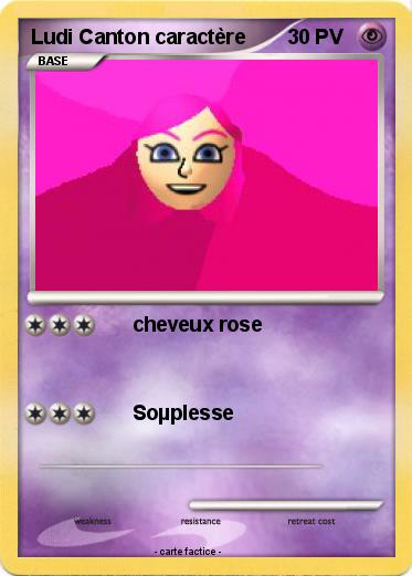 Pokemon Ludi Canton caractère