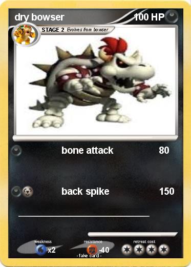 Pokemon dry bowser