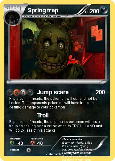 Pokemon Spring trap