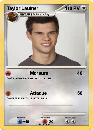 Pokemon Taylor Lautner