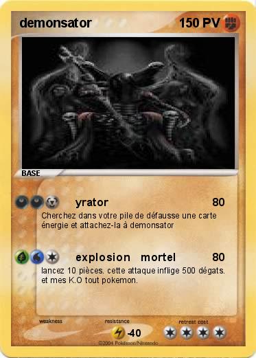 Pokemon demonsator