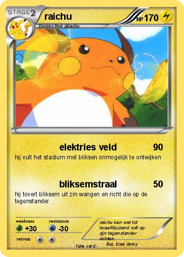 Pokemon raichu