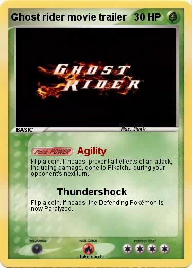 Pokemon Ghost rider movie trailer