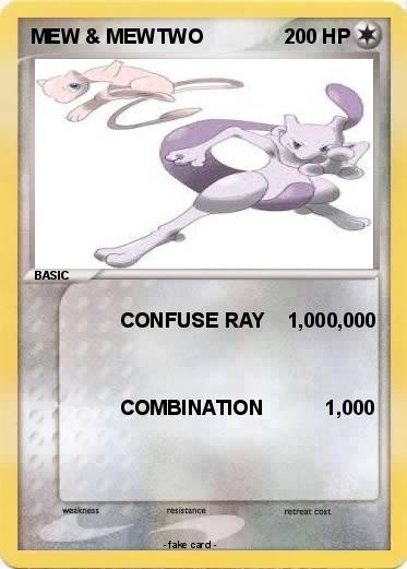 Pokemon MEW & MEWTWO
