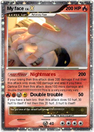 Pokemon My face