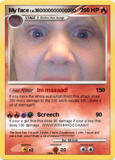 Pokemon My face