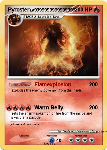 Pokemon Pyroster