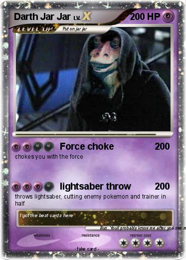 Pokemon Darth Jar Jar