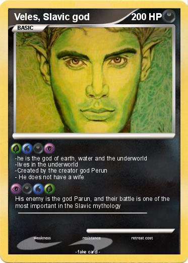Pokemon Veles, Slavic god