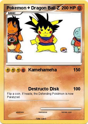 Pokemon Pokemon + Dragon Ball Z