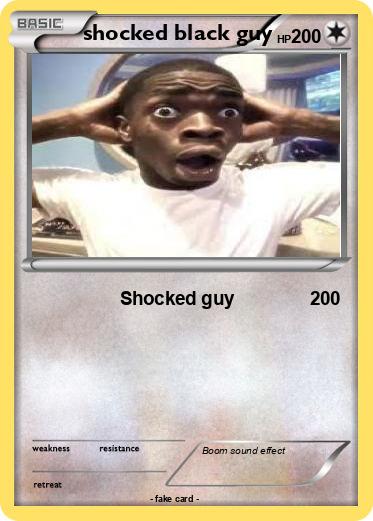 Pokemon shocked black guy