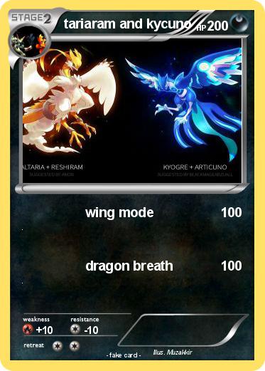 Pokemon tariaram and kycuno