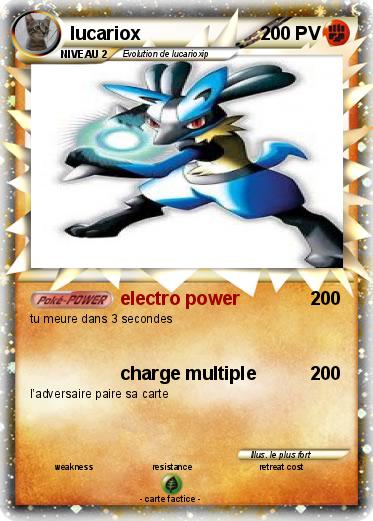 Pokemon lucariox