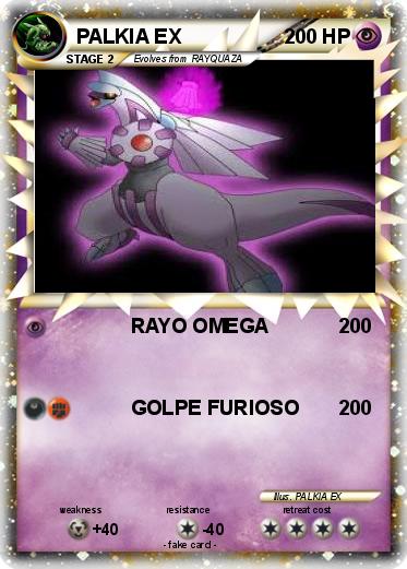 Pokemon PALKIA EX