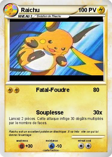Pokemon Raichu