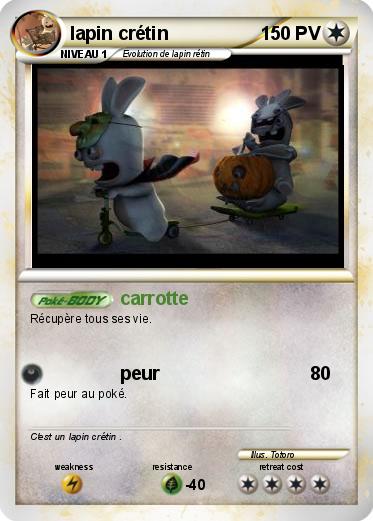 Pokemon lapin crétin