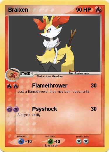 Pokemon Braixen